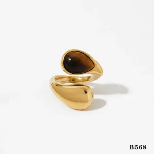 Tiger’s Eye Tear Ring